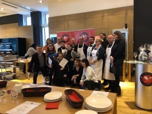 Teilnehmer und Juroren der Hobbykoch-Meisterschaft des ÖKGV im Miele Center